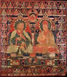 Jetsun Dragpa Gyaltsen and Sakya Pandita Kunga Gyaltsen