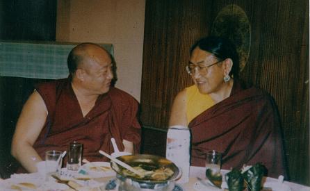 Ven. Tiktsa Rinpoche and Kyabgon Rinpoche Sakya Trizin