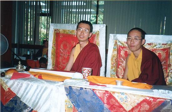 Ratna Vajra Rinpoche and Gyana Vajra Rinpoche